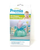 Wholesale - Premia 75ct Diaper Dispoal Bags, UPC: 810002206801